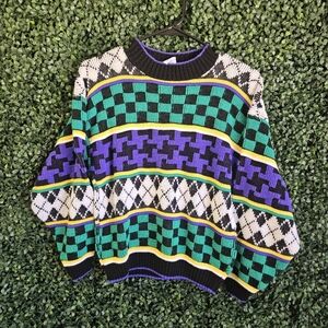 Youth Large Little Funky Knitted Sweater